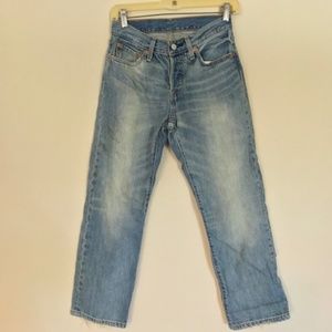 Distressed Levis 501